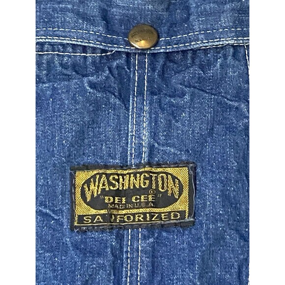 Washington Dee Cee Sanforized Overalls Carpenter Vintage Rare Unisex - Picture 4 of 13